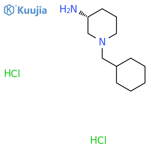 (3R)-1-(cyclohexylmethyl)piperidin-3-amine dihydrochloride structure