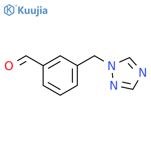 3-(1H-1,2,4-Triazol-1-ylmethyl)benzaldehyde structure