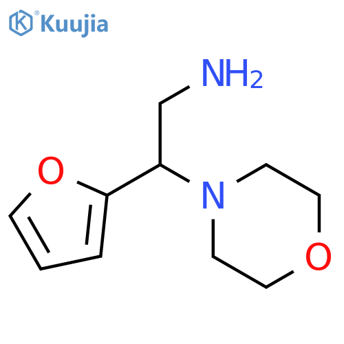 2-(furan-2-yl)-2-(morpholin-4-yl)ethan-1-amine structure