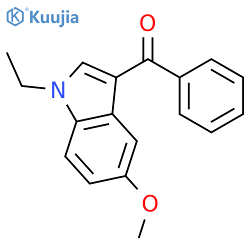 METHANONE, (1-ETHYL-5-METHOXY-1H-INDOL-3-YL)PHENYL- structure