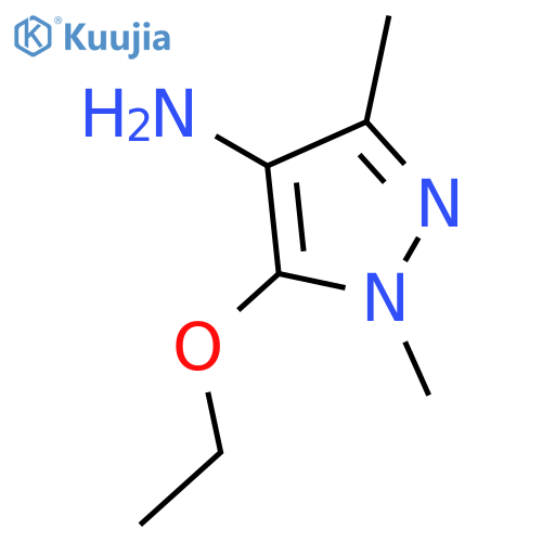 5-ethoxy-1,3-dimethyl-1H-pyrazol-4-amine structure