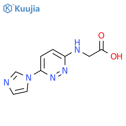 (6-Imidazol-1-yl-pyridazin-3-ylamino)-acetic acid structure