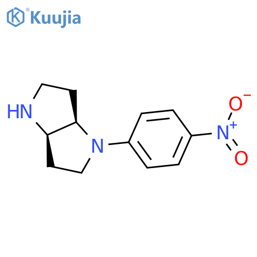 Pyrrolo[3,2-b]pyrrole, octahydro-1-(4-nitrophenyl)-, (3aR,6aR)-rel- structure
