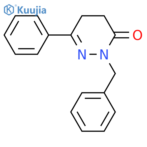 2-Benzyl-6-phenyl-4,5-dihydropyridazin-3(2H)-one structure