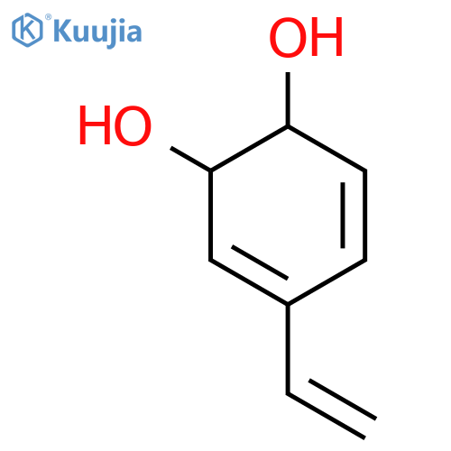 4-ethenylcyclohexa-3,5-diene-1,2-diol structure