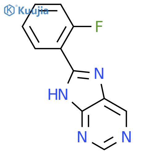 8-(2-Fluorophenyl)-9H-purine structure