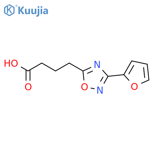 4-3-(2-Furyl)-1,2,4-oxadiazol-5-ylbutanoic Acid structure