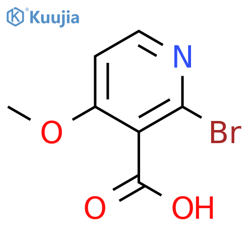 2-Bromo-4-methoxynicotinic acid structure