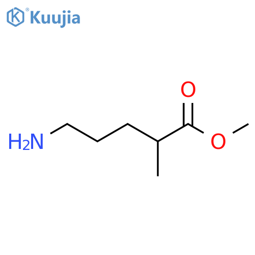 Methyl 5-amino-2-methylpentanoate structure