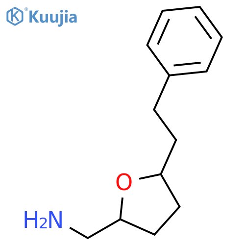 2-Furanmethanamine, tetrahydro-5-(2-phenylethyl)- structure