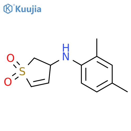 3-(2,4-dimethylphenyl)amino-2,3-dihydro-1lambda6-thiophene-1,1-dione structure