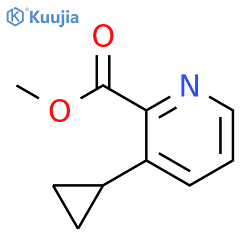 methyl 3-cyclopropylpyridine-2-carboxylate structure
