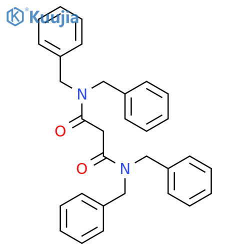 N,N,N',N'-tetrabenzylpropanediamide structure