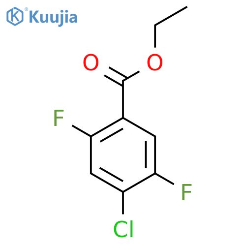 Ethyl 4-Chloro-2,5-difluorobenzoate structure