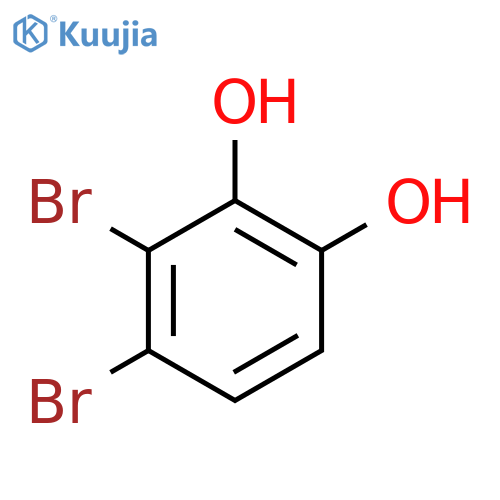 3,4-Dibromobenzene-1,2-diol structure