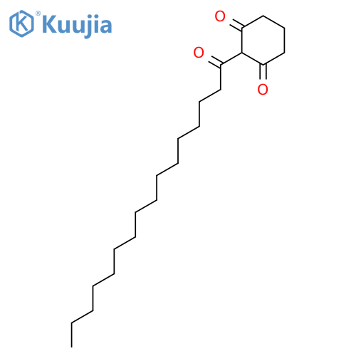 2-palmitoyl-1,3-cyclohexanedione structure