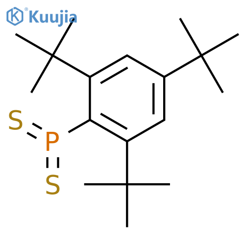 Phosphine sulfide, thioxo[2,4,6-tris(1,1-dimethylethyl)phenyl]- structure