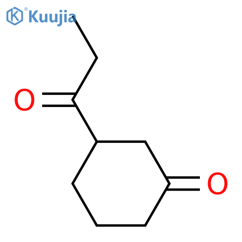 Cyclohexanone, 3-(1-oxopropyl)- structure