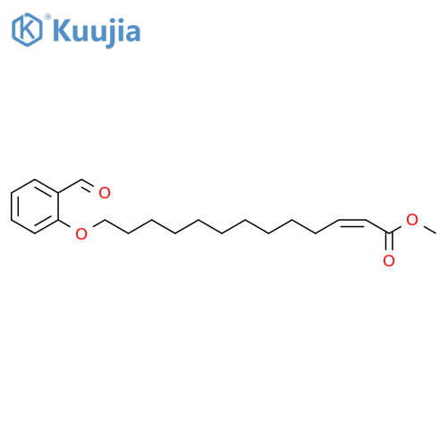 2-Tridecenoic acid, 13-(2-formylphenoxy)-, methyl ester, (Z)- structure