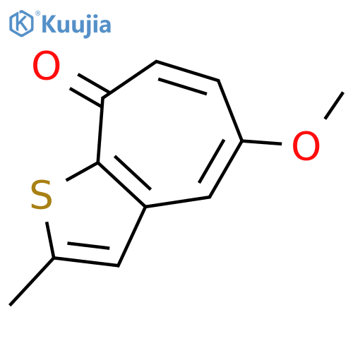 8H-Cyclohepta[b]thiophen-8-one, 5-methoxy-2-methyl- structure