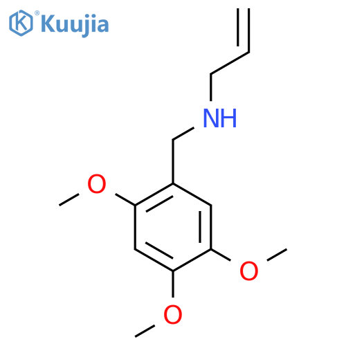 (Prop-2-en-1-yl)[(2,4,5-trimethoxyphenyl)methyl]amine structure
