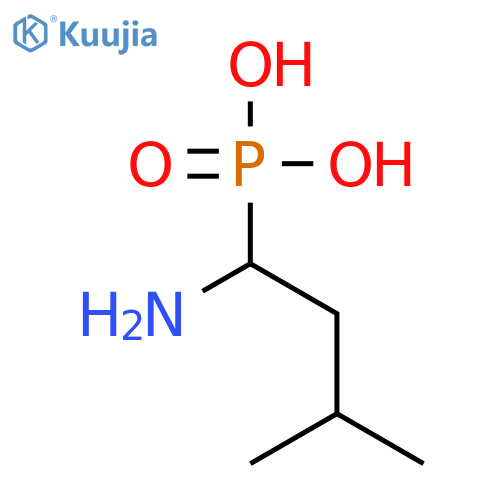 Phosphonic acid,P-[(1S)-1-amino-3-methylbutyl]- structure