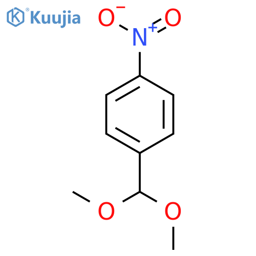Benzene, 1-(dimethoxymethyl)-4-nitro- structure