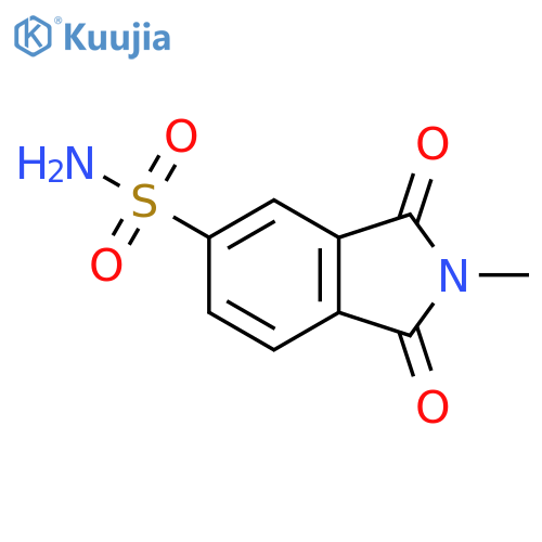 2-methyl-1,3-dioxo-2,3-dihydro-1H-isoindole-5-sulfonamide structure