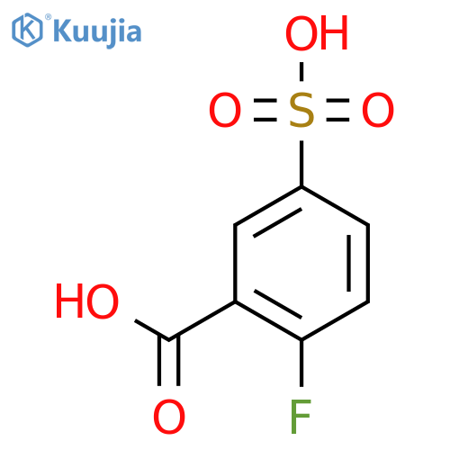 2-Fluoro-5-sulfo-benzoic Acid structure