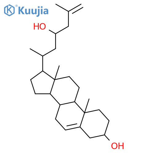 Cholesta-5,25-dien-3beta,23-diol structure