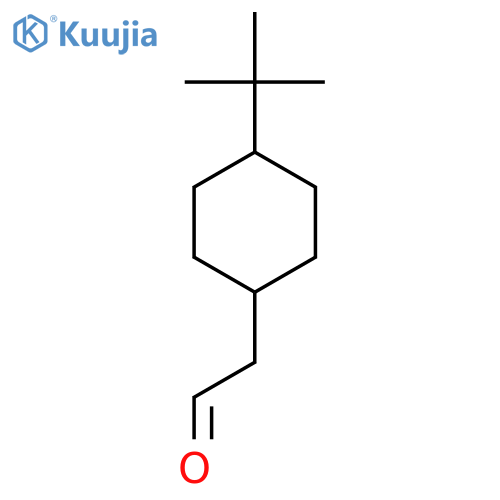 2-(4-tert-butylcyclohexyl)acetaldehyde, Mixture of diastereomers structure