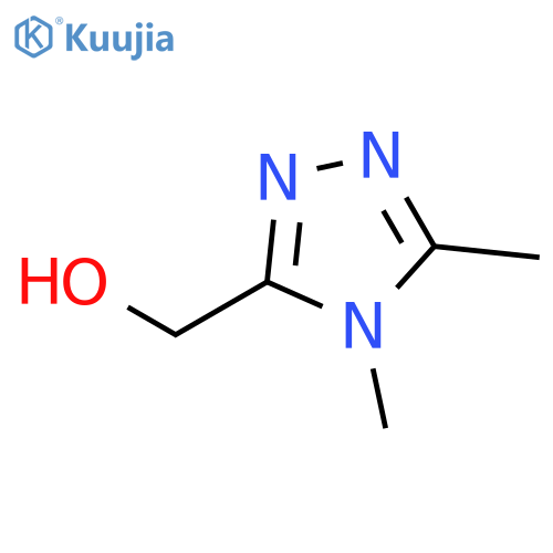 (dimethyl-4H-1,2,4-triazol-3-yl)methanol structure