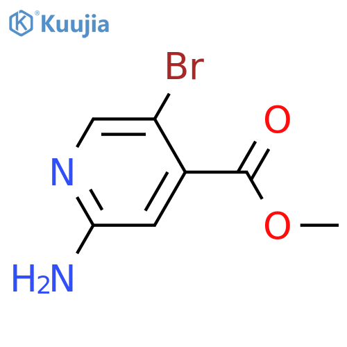 methyl 2-amino-5-bromopyridine-4-carboxylate structure
