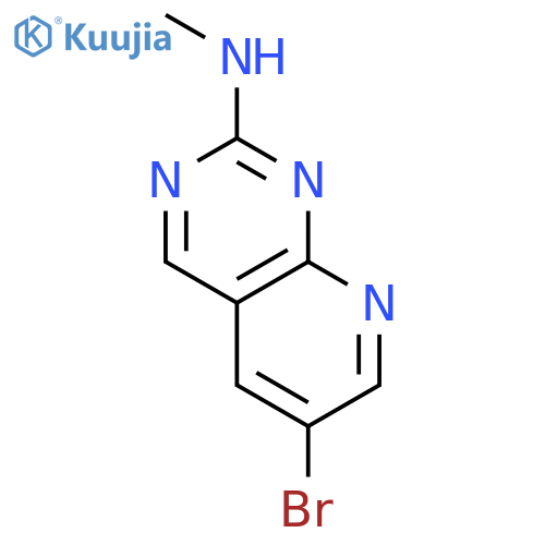 6-Bromo-N-methylpyrido[2,3-d]pyrimidin-2-amine structure