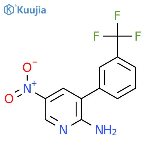 2-Pyridinamine, 5-nitro-3-[3-(trifluoromethyl)phenyl]- structure