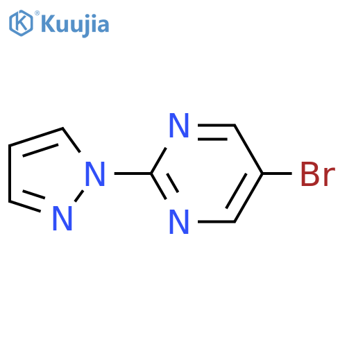 5-Bromo-2-(1H-pyrazol-1-yl)pyrimidine structure