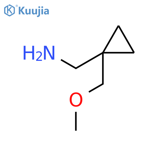 {1-(Methoxymethyl)cyclopropylmethyl}amine structure