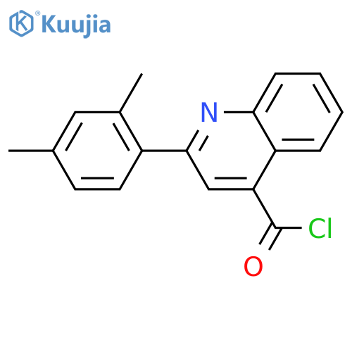 2-(2,4-Dimethylphenyl)quinoline-4-carbonyl Chloride structure