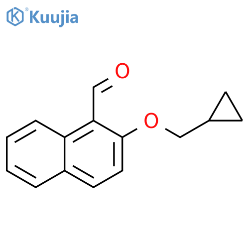 2-Cyclopropylmethoxynaphthalene-1-carbaldehyde structure