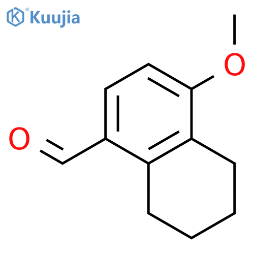 4-methoxy-5,6,7,8-tetrahydronaphthalene-1-carbaldehyde structure