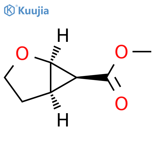 methyl rel-(1S,5S,6R)-2-oxabicyclo[3.1.0]hexane-6-carboxylate structure