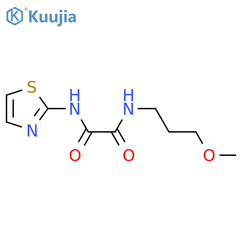 N-(3-methoxypropyl)-N'-(1,3-thiazol-2-yl)ethanediamide structure
