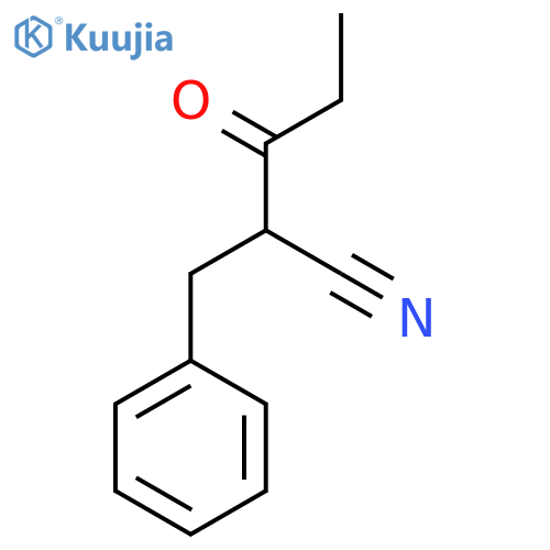 2-Benzyl-3-oxopentanenitrile structure