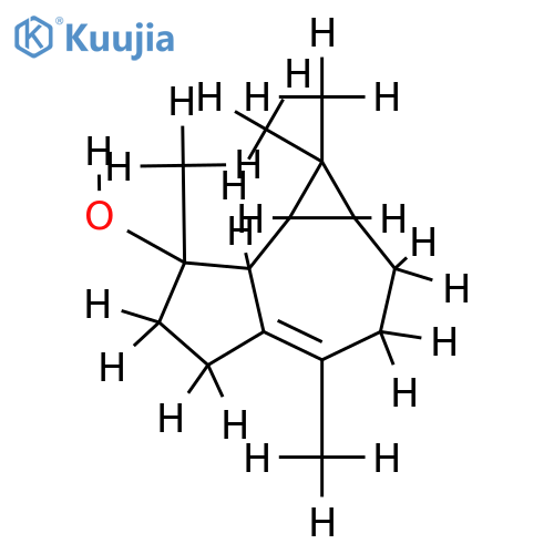 (-)-1,2,3,3a,4,5,6,7-octahydro-3-hydroxyl-3,8-dimethyl-(1',1'-dimethyl-cyclopropyl)[e]azulene structure
