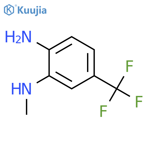 N1-methyl-5-(trifluoromethyl)benzene-1,2-diamine structure