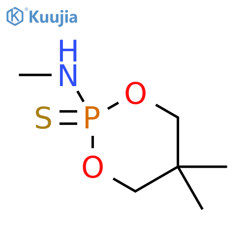 1,3,2-Dioxaphosphorinan-2-amine,N,5,5-trimethyl-, 2-sulfide structure