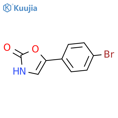 5-(4-bromophenyl)-2,3-dihydro-1,3-oxazol-2-one structure