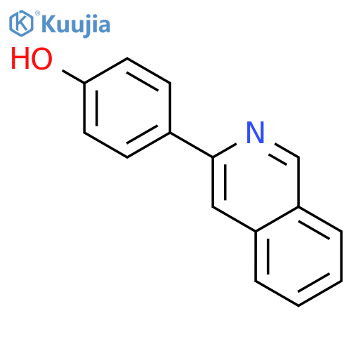 4-(isoquinolin-3-yl)phenol structure