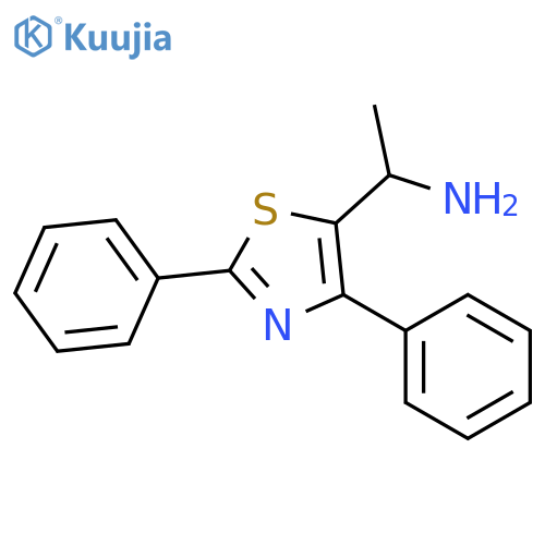 N-(2,4-Diphenyl-1,3-thiazol-5-yl)methyl-N-methylamine structure