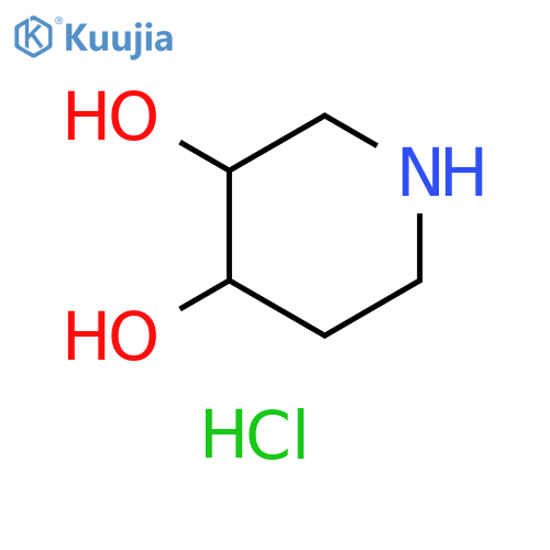 piperidine-3,4-diol;hydrochloride structure
